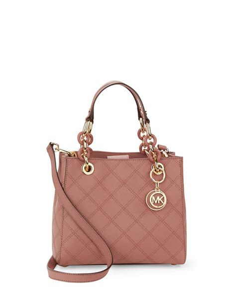 michael kors tasche cynthia|Cynthia Small Leather Satchel .